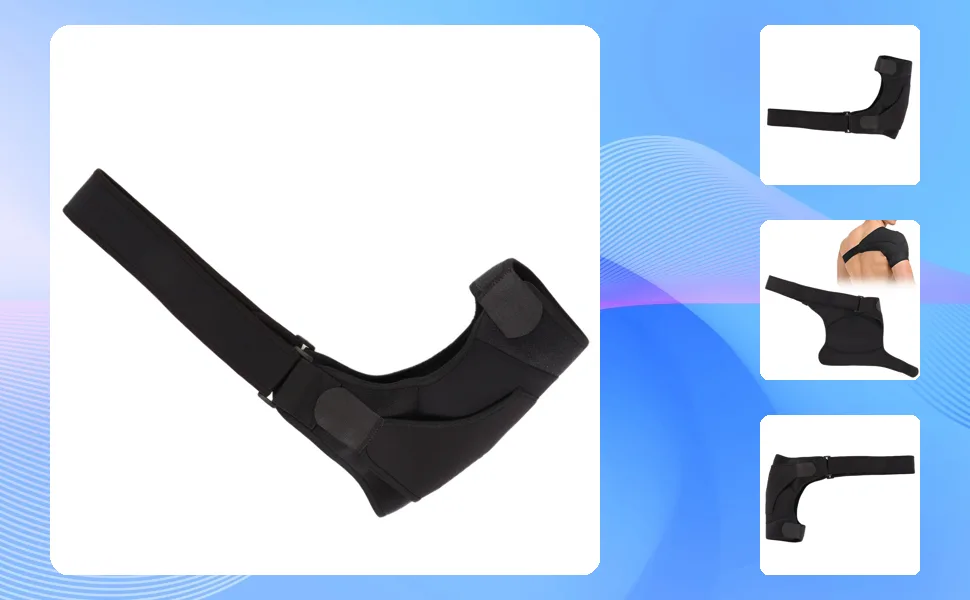 Shoulder Compression Sleeve Wrap Adjustable Highelasticity Shoulder Brace Shoulder Compression Sleeves for Dislocation for Torn Rotator Cuff Support - 2719210050211-1