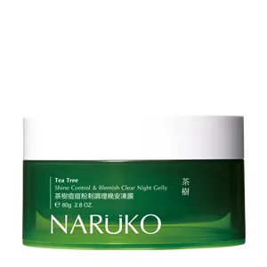 Naruko Tea Tree Shine Control and Blemish Clear Peeling Gel 4.2 Fluid Ounce - Naruko Tea Tree Shine Control Blemish Clear Night Gelly