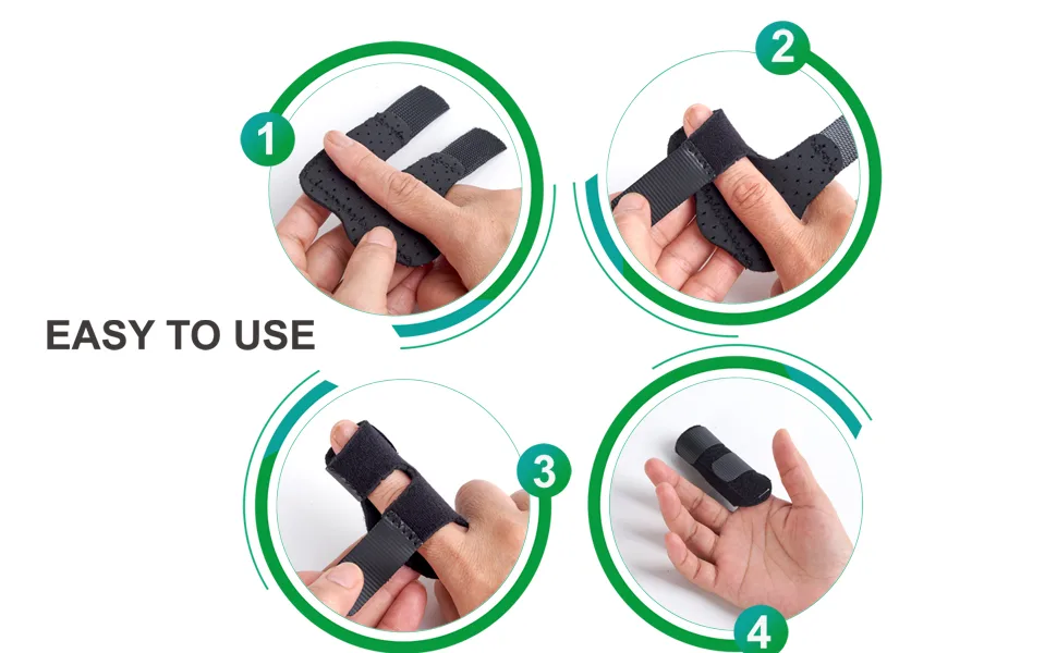 Finger Splint Mallet Finger Splints for Pain Relief Trigger Finger Splint for Thumb Middle Finger Pointer Finger Ring Finger or Pinky Finger BFS001 - Finger splint middle finger
