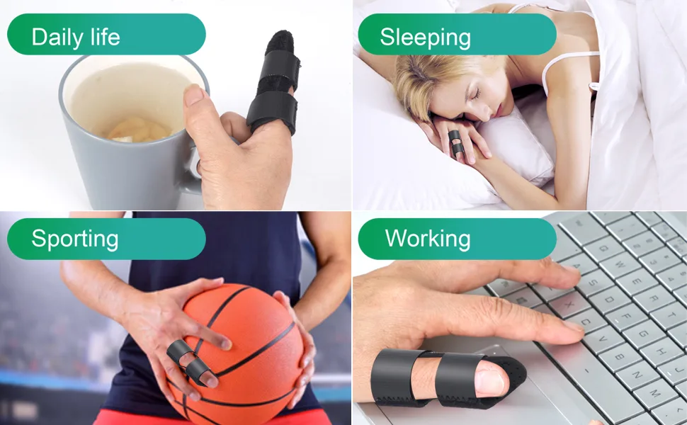 Finger Splint Mallet Finger Splints for Pain Relief Trigger Finger Splint for Thumb Middle Finger Pointer Finger Ring Finger or Pinky Finger BFS001 - thriiger thumb splint