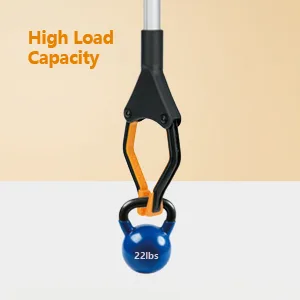 Reacher Grabber Tool, 32" Foldable Grabber Reacher, Rotating Jaw - Mobility Aid Reaching Assist Tool, Trash Picker Upper Grabber, Long Arm Extender for Elderly (Orange) - product information 4