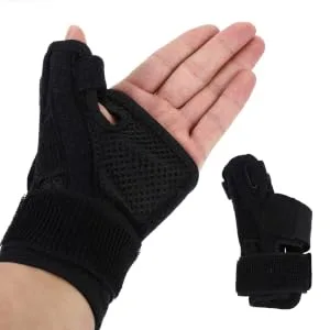 1pc Thumb Carpal Tunnel Sleeves Stabilizer Support Braces Thumb Support Thumb Protector Bracket Wristband Splint Herringbone Support Frame - product information 3