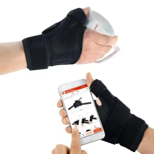 1pc Thumb Carpal Tunnel Sleeves Stabilizer Support Braces Thumb Support Thumb Protector Bracket Wristband Splint Herringbone Support Frame - product information 5