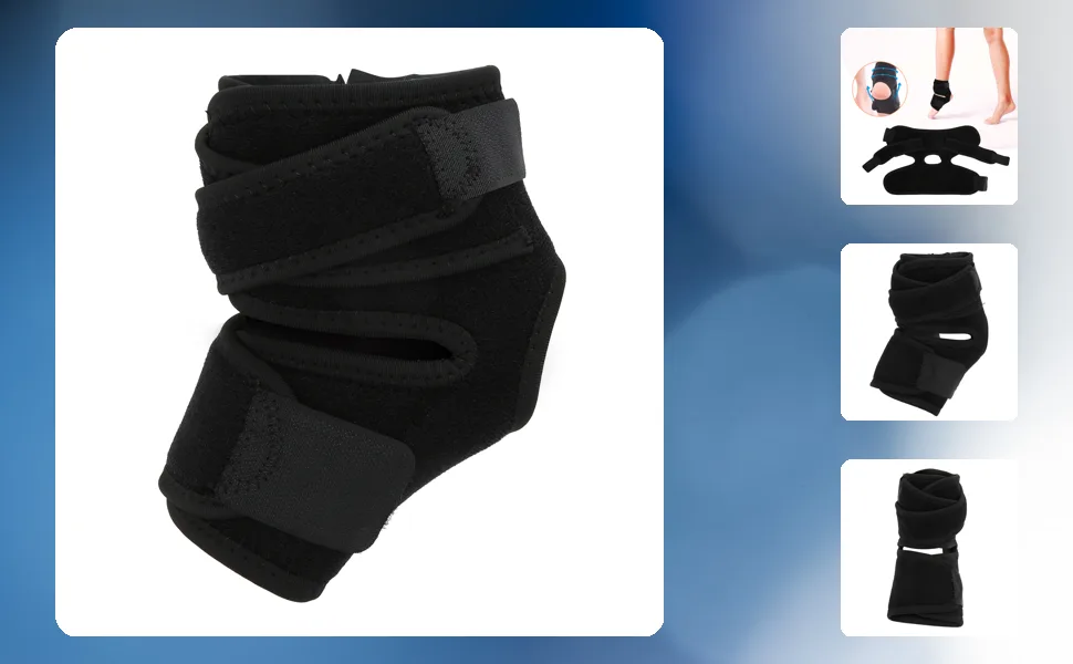 Ankle Support Protector Rubber Bandage Basketball Football Sport Brace Protective for Sports - 2719210022411-1