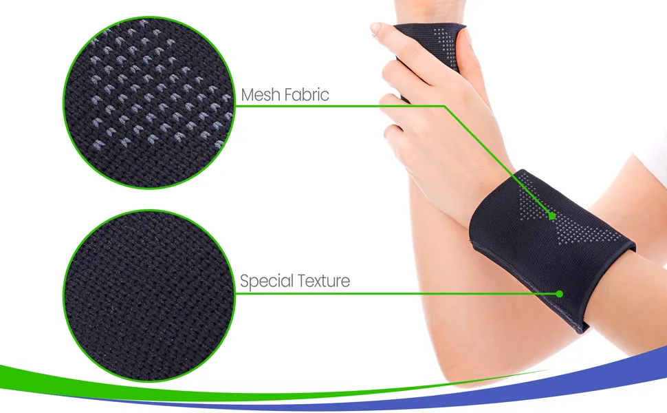 invera Wrist Compression Sleeve Unisex Wrist Band Support Sleeve Wrist Protector Compression Brace (Medium 1 Unit) Medium 1.0 - wrist compression sleeve