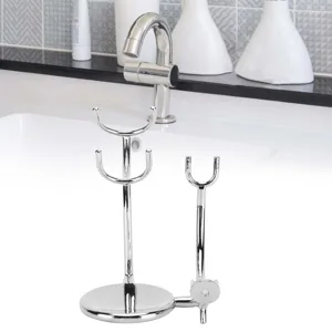 Manual Razor Shaving Brush Soap Bowl Stand Electroplating Metal Shaving Knife Stand Boxwizardmk938qcg14 - 1413200126711-2