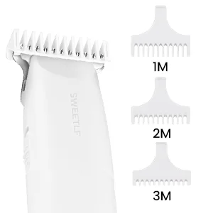 Sweetlf hair clipper (White) - comb
