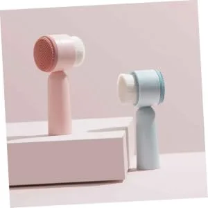 Handheld Brush Bristles Facial Brush Silicone Face Pore Face Cleaning 5.5X12.5cm - product information 3