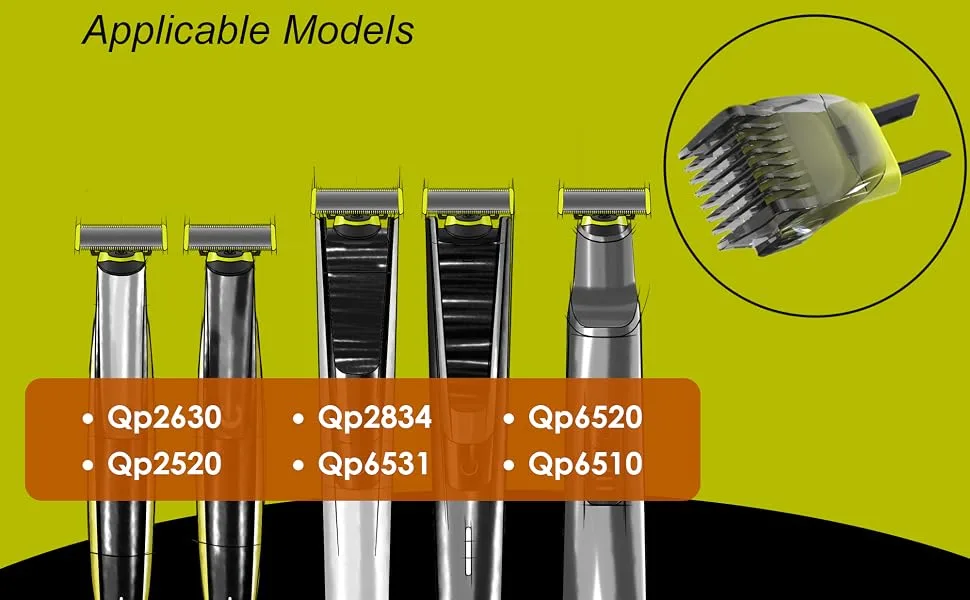 4-in-1 Shaver Face and Body Trimmer Replacement Head Compatible with One Blade - philips oneblade