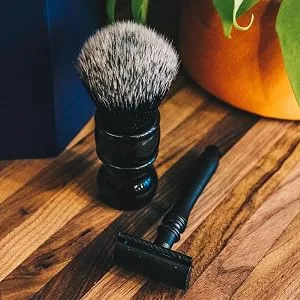 WCS Beacon Black Synthetic Shaving Brush Black - product information 4