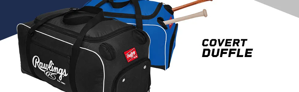 Rawlings Covert Player Duffle Bag Black - covert