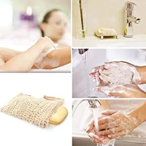 BetterJonny 10 Pieces Soap Exfoliating Bag Natural Soap Saver Organic Soap Bag Pouch - product information 3