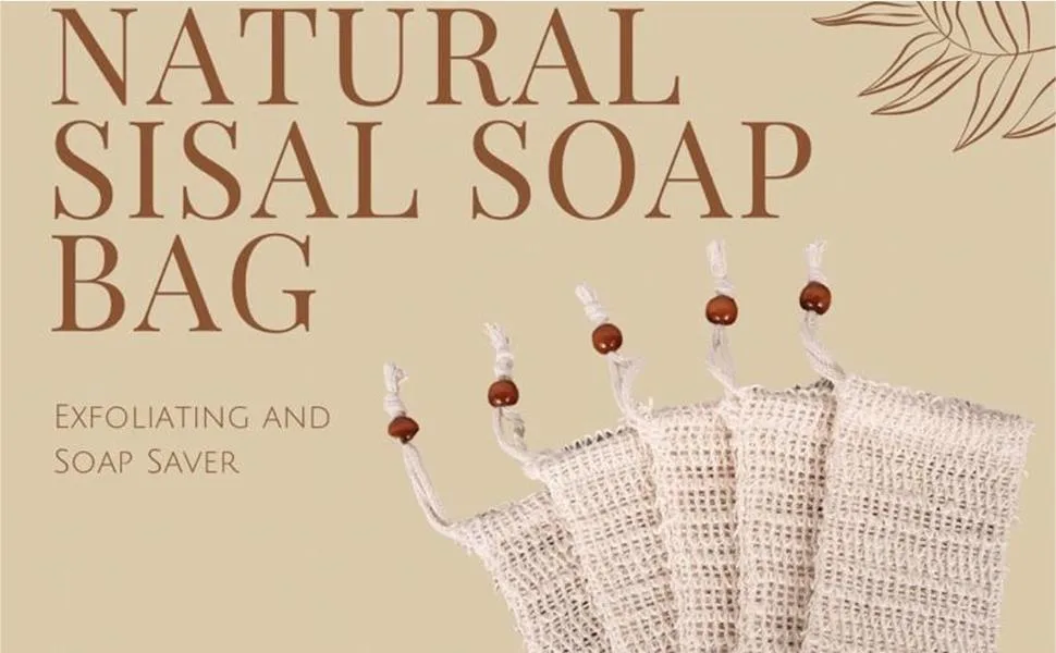 BetterJonny 10 Pieces Soap Exfoliating Bag Natural Soap Saver Organic Soap Bag Pouch - product information 5