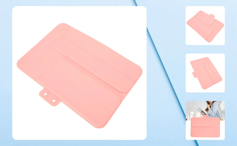 Curling Iron Heat Resistant Mat Practical Safe Soft Easy to Clean Hair Straightener Heat Pad for Hair Styling Tools - 1410230128211-1