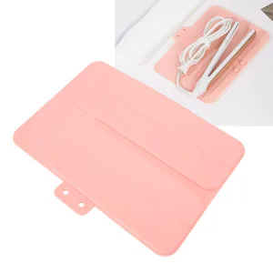 Curling Iron Heat Resistant Mat Practical Safe Soft Easy to Clean Hair Straightener Heat Pad for Hair Styling Tools - 1410230128211-3