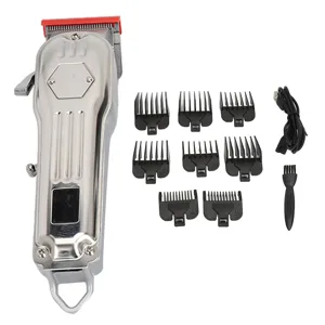 Hair Trimmer Professional Ergonomics Cutting Grooming LED Display Electronic Hair Clipper for Beauty Salon - product information 2