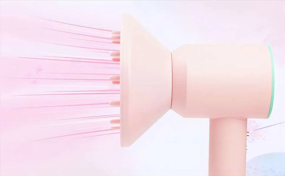 Diffuser Attachment for Dyson Hairdryer Pink HD01 HD02 HD03 HD04 HD08 Diffuser for Wavly Curly Hair - dyson diffuser attachment
