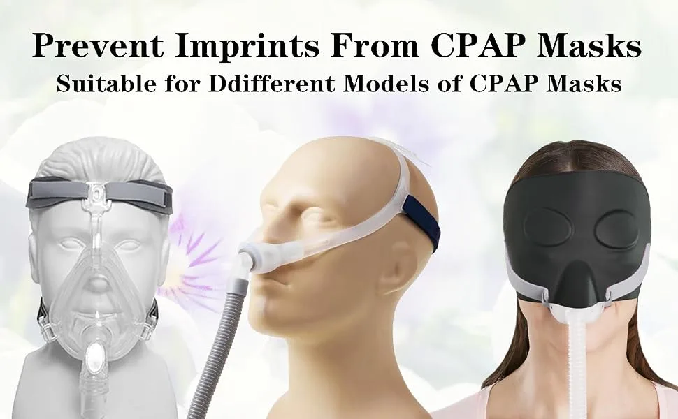 WIDVIH Large Silicone Face Mask Covers Forehead Eyes Cheeks Wear After Applying Serums Improves Skin Microbiome Eyes Masks Block Light (1pc) - Prevent Imprints From Cpap Masks