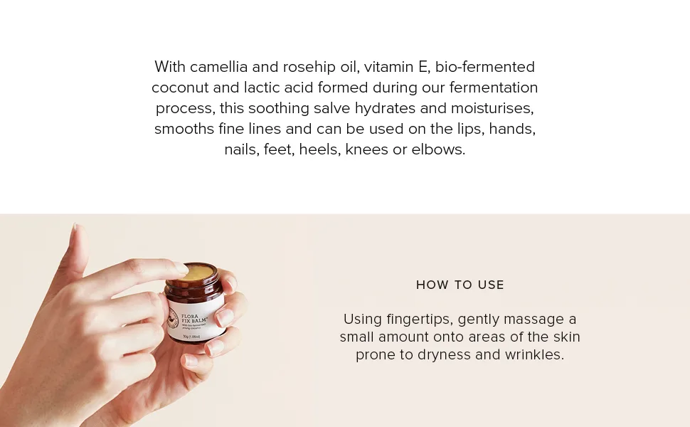 The Beauty Chef - Flora Fix Balm | Clean Vegan Inner Beauty Supplements (1 oz | 30 g) - product information 2