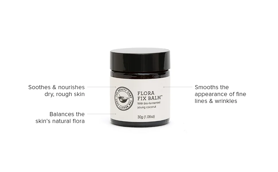 The Beauty Chef - Flora Fix Balm | Clean Vegan Inner Beauty Supplements (1 oz | 30 g) - product information 3