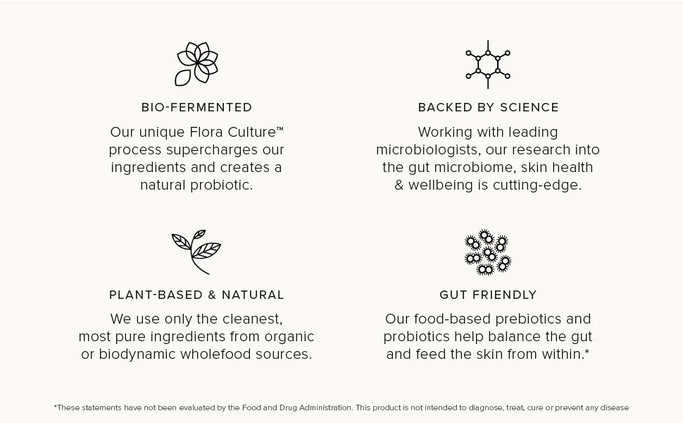 The Beauty Chef - Flora Fix Balm | Clean Vegan Inner Beauty Supplements (1 oz | 30 g) - product information 4
