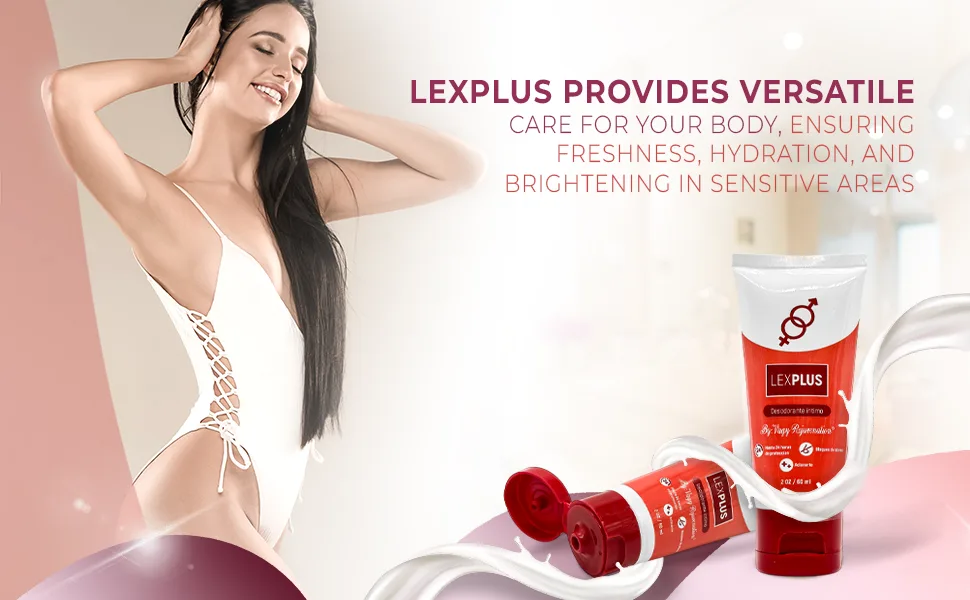 LexPlus (Intimate and Lightening Deodorant) 2oz. - All-natural deodorant, skin hydration