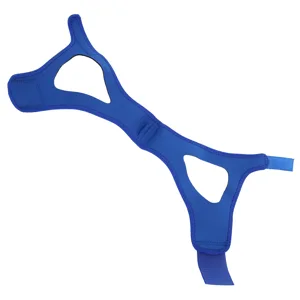 Anti Snoring Chin Strap for Men Women Strap Adjustable Breathable Strap Jaw Support Belt (Blue) - product information 3