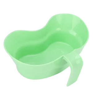 Emesis Basin Cup for Oral Care Plastic Vomit Basin with Arc Design Bed Mouthwash Cup with Wide Mouth Emesis Tray for Elderly Bedridden Patients - 1411220080011-2