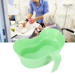 Emesis Basin Cup for Oral Care Plastic Vomit Basin with Arc Design Bed Mouthwash Cup with Wide Mouth Emesis Tray for Elderly Bedridden Patients - 1411220080011-3