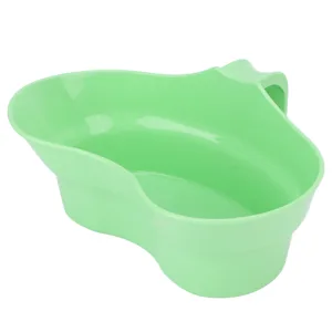 Emesis Basin Cup for Oral Care Plastic Vomit Basin with Arc Design Bed Mouthwash Cup with Wide Mouth Emesis Tray for Elderly Bedridden Patients - 1411220080011-3
