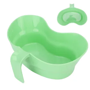 Emesis Basin Cup for Oral Care Plastic Vomit Basin with Arc Design Bed Mouthwash Cup with Wide Mouth Emesis Tray for Elderly Bedridden Patients - product information 3