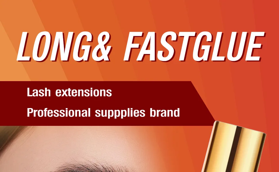 Extra Strong Eyelash Extension Glue | Heasoy Waterproof Lash Glue | 1 Sec Drying time | Retention 8 Weeks | Individual Lash Glue Long Lasting DIY for Semi-Permanent Extensions | Professional Use Only - eyelash glue
