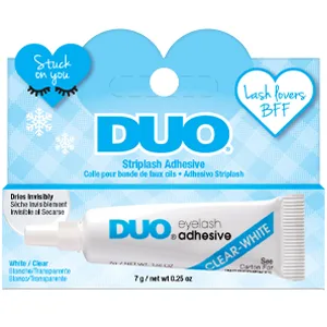 Duo Striplash Adhesive Clear Lash Glue for Fake Lashes Lash Clusters and Individual Lashes 0.25 oz - product information 2