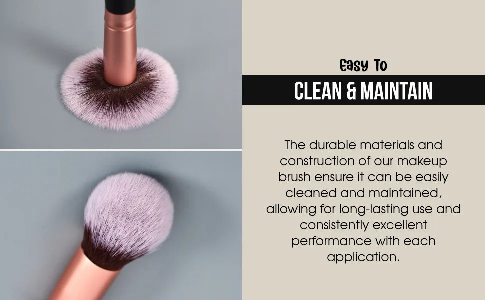 Foundation Makeup Brush - Double Sided Blending Brush for Makeup Liquid Powder Concealer Cream - Contour Brushes for Makeup by Existing Beauty - Makeup Brush, Foundation Makeup Brush, Double Sided Blending Brush, Double Sided Makeup Brush