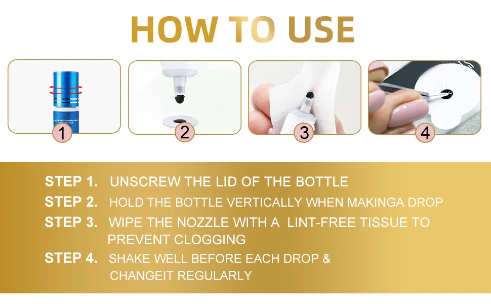 Eyelash Extension Glue Extra Strong Eyelash Glue 5ml Smokeless Eyelash Glue for Eyelash Extensions 6-7 Week Eyelash Glue for Sensitive Eyes Extra Strong Professional and Personal EyelashGlue - Eyelash Extension Glue Extra Strong Eyelash Glue Smokeless Eyelash Glue for Eyelash Extensions