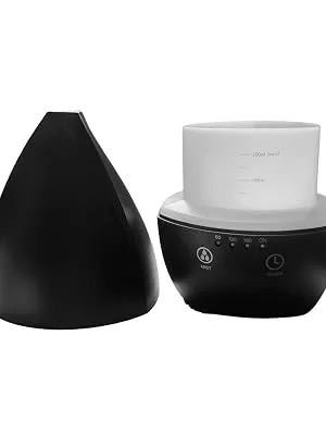 EON - The Essential Oil Network Essential Oil Diffuser (Arctic White & Light Wood) Light Wood & Arctic White - Black Diffuser