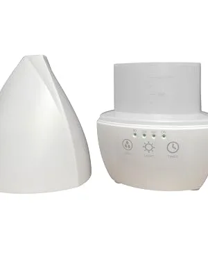 EON - The Essential Oil Network Essential Oil Diffuser (Arctic White & Light Wood) Light Wood & Arctic White - White Diffuser
