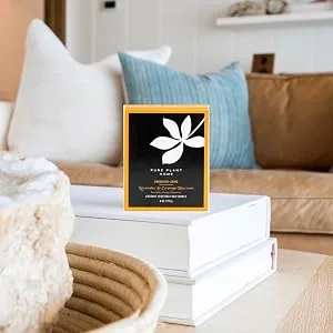 Aromatherapy Gift Box Aromatherapy Candles coconut was with real essential oils 6 ounce(Valencia Orange & Grapefruit) - candle