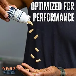 Vitality Testosterone Booster 60 Capsules 30 Servings - optimized for performance