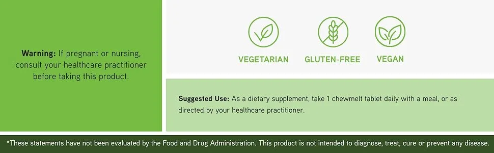 DAVINCI Labs Coenzyme Q10 Chewmelt 100mg - Supports Liver Brain Heart Health & More with Vitamin E & CoQ10* - 60 Chewable Tablets - product information 9