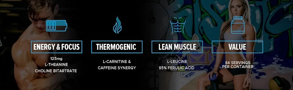 PEScience Alphamine Raspberry Lemonade 60 Scoops Thermogenic Energy Powder with L-Carnitine - alphamine pescience l theanine carnitine thermogenic fat burner pre workout cardio appetite suppress
