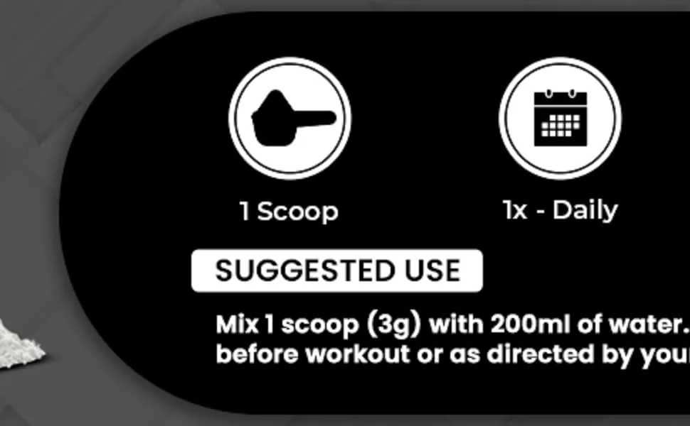 HMB Powder (Beta-Hydroxy Beta-Methylbutyrate) 100 Grams - Pure HMB - Suggested Use
