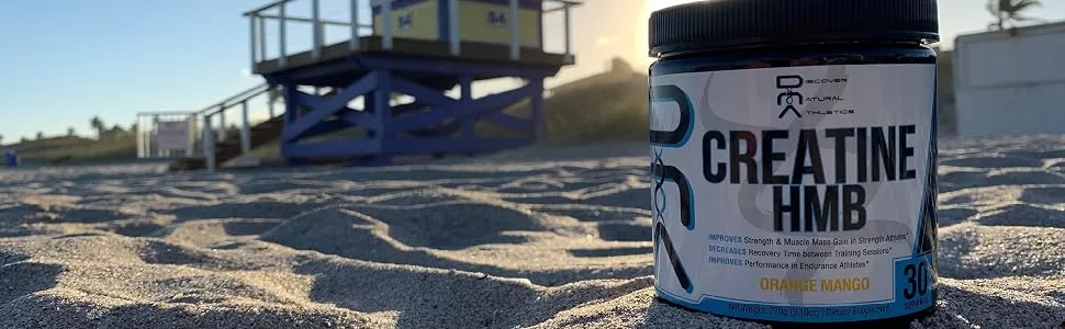 DNA Discover Natural Athletics Creatine HMB for Men and Women Increase Muscle Size and Strength Improve Workout Recovery - Grape Flavor - Creatine