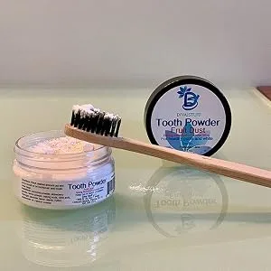 Fruit Dust Tooth Powder To Aid With Healthier Teeth With Strawberry Powder By Diva Stuff - product-pic
