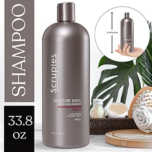 Scruples Moisture Bath Shampoo 33.8 Fluid Ounce - shampoo and conditioner set, shampoo, moisturizing shampoo, best shampoo for hair, best shampoo