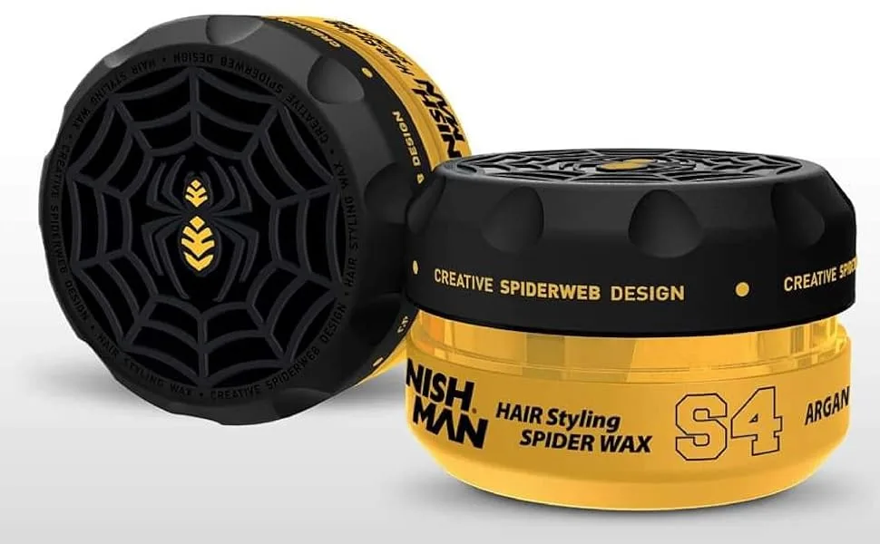 nishman Hair Styling Series (S4 Spider Wax Argan 150ml) - product information 3