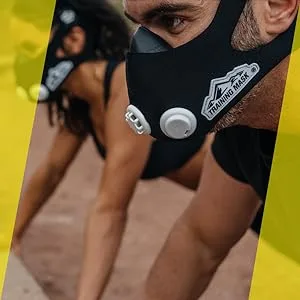 TRAININGMASK - Elevation Training Mask 2.0 Blackout - Fitness Mask Workout Mask Large - Placeholder 3