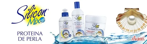Silicon Mix Proteina De Perla Protein Fortifying Hair Treatment Pearl 8 Ounce 8 Ounces - PROTEINA PERLA