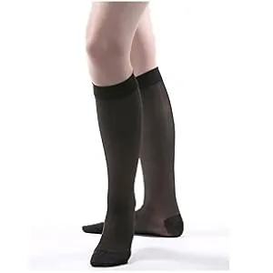 Allegro 20-30 mmHg Essential 18 Sheer Support Closed Toe Compression Sock - Comfortable Knee High Support Stockings - closed toe knee high compression