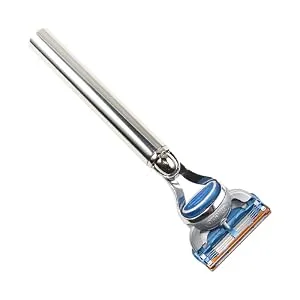 Parker s Luxurious 3-Piece Shave Set with Gillette Fusion 5-Blade Cartrdige Compatible Razor Handle Badger Brush & Deluxe Stand - product information 3